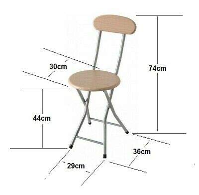Silla Plegable Metal y Madera 2 PCS - Taburete Plegable Cocina - Silla Jardin Salon Silla Plegable Metal y Madera 2 PCS - Taburete Plegable Cocina - Silla Jardin Salon