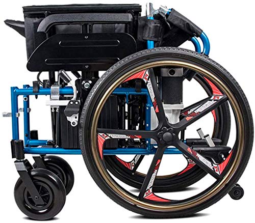 Sillas de ruedas eléctricas para adultos Ligera Energía Eléctrica silla de ruedas Scooter, Aviación viaje seguro motorizado Silla de ruedas eléctrica Movilidad ayuda con poder o uso como silla de rued