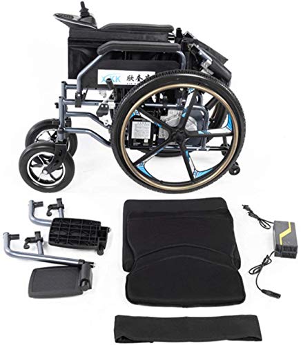 Sillas de ruedas eléctricas para adultos Silla de ruedas eléctrica plegable de peso ligero, plegable Powerchair con 12Ah Li-ion, plegable portátil de energía Silla scooter motorizado for discapacitado Sillas de ruedas eléctricas para adultos Silla de ruedas eléctrica plegable de peso ligero, plegable Powerchair con 12Ah Li-ion, plegable portátil de energía Silla scooter motorizado for discapacitado