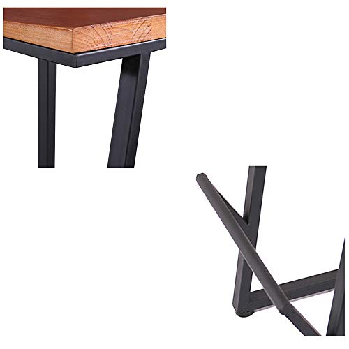 Sillas Mei Taburete de Bar Rústico Asiento Curvo Reposapiés Ergonómico Retro Taburete de Hierro Asiento de Madera Maciza Cocina, Comedor Vintage (Color : Marrón Claro, Tamaño : 63cm) Sillas Mei Taburete de Bar Rústico Asiento Curvo Reposapiés Ergonómico Retro Taburete de Hierro Asiento de Madera Maciza Cocina, Comedor Vintage (Color : Marrón Claro, Tamaño : 63cm)