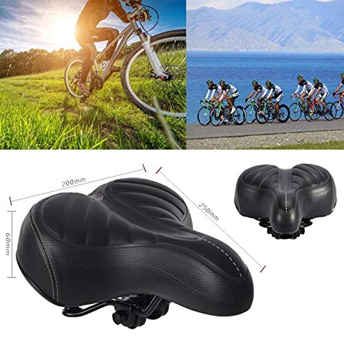 Sillín de bicicleta cómodo, gel ergonómico con bola de amortiguador de doble muelle, sillín de gel relleno de espuma de gel, asiento de bicicleta cómodo, adecuado para bicicleta/bicicleta de carretera Sillín de bicicleta cómodo, gel ergonómico con bola de amortiguador de doble muelle, sillín de gel relleno de espuma de gel, asiento de bicicleta cómodo, adecuado para bicicleta/bicicleta de carretera