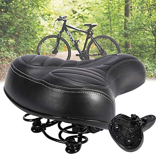Sillín de bicicleta cómodo, gel ergonómico con bola de amortiguador de doble muelle, sillín de gel relleno de espuma de gel, asiento de bicicleta cómodo, adecuado para bicicleta/bicicleta de carretera Sillín de bicicleta cómodo, gel ergonómico con bola de amortiguador de doble muelle, sillín de gel relleno de espuma de gel, asiento de bicicleta cómodo, adecuado para bicicleta/bicicleta de carretera