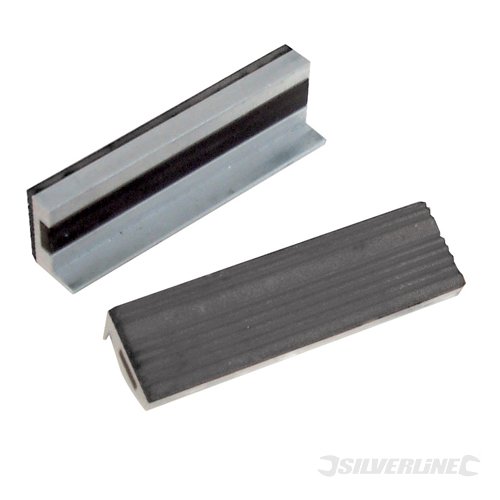 Silverline 273221 - Mordazas blandas para tornillo de banco (100 mm) Silverline 273221 - Mordazas blandas para tornillo de banco (100 mm)