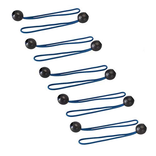 Silverline Tools 237045 - Cuerdas Para Sujetar Lonas, 10 Pzas (175 Mm), Multicolor