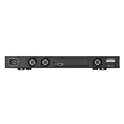 SilverStone SST-RS431S - Montaje en rack 1U -  2 Carcasas para disco duro externa sin bandeja de 4 bahías 3,5” SAS/SATA mini SAS SFF8088x, negro