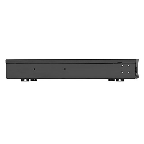 SilverStone SST-RS431S - Montaje en rack 1U -  2 Carcasas para disco duro externa sin bandeja de 4 bahías 3,5” SAS/SATA mini SAS SFF8088x, negro