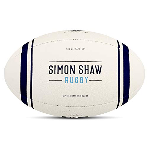 Simon Shaw Rugby - Ultra Flight - Balón de rugby tamaño 4 - Pelotas de rugby definitivas de un jugador de clase mundial.