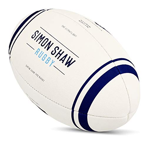 Simon Shaw Rugby - Ultra Flight - Balón de rugby tamaño 4 - Pelotas de rugby definitivas de un jugador de clase mundial. Simon Shaw Rugby - Ultra Flight - Balón de rugby tamaño 4 - Pelotas de rugby definitivas de un jugador de clase mundial.