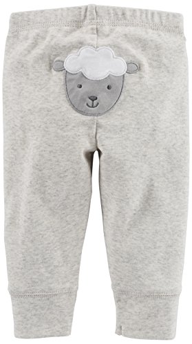 Simple Joys by Carter's - Conjunto de 6 piezas de body para bebé (manga corta y larga) y pantalones ,Gris (Gray Lamb) ,US NB (EU 56-62) Simple Joys by Carter's - Conjunto de 6 piezas de body para bebé (manga corta y larga) y pantalones ,Gris (Gray Lamb) ,US NB (EU 56-62)
