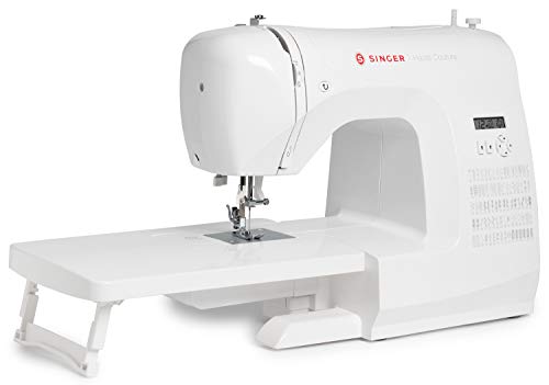 Singer Haute Couture - Máquina de coser electrónica de edición exclusiva, 80 puntos de costura, portátil, eléctrica, profesional, automática, costura creativa, fácil para principiantes Singer Haute Couture - Máquina de coser electrónica de edición exclusiva, 80 puntos de costura, portátil, eléctrica, profesional, automática, costura creativa, fácil para principiantes