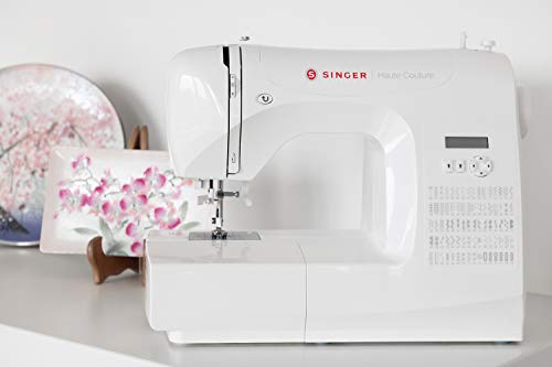 Singer Haute Couture - Máquina de coser electrónica de edición exclusiva, 80 puntos de costura, portátil, eléctrica, profesional, automática, costura creativa, fácil para principiantes Singer Haute Couture - Máquina de coser electrónica de edición exclusiva, 80 puntos de costura, portátil, eléctrica, profesional, automática, costura creativa, fácil para principiantes