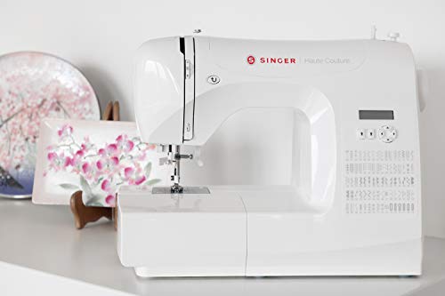 Singer Haute Couture - Máquina de coser electrónica de edición exclusiva, 80 puntos de costura, portátil, eléctrica, profesional, automática, costura creativa, fácil para principiantes