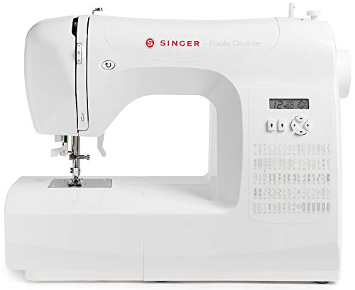 Singer Haute Couture - Máquina de coser electrónica de edición exclusiva, 80 puntos de costura, portátil, eléctrica, profesional, automática, costura creativa, fácil para principiantes