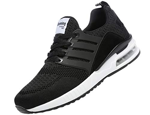 SINOES 2020 Zapatillas de Deportivos de Running para Mujer Gimnasia Ligero Sneakers Negro Azul Gris Blanco