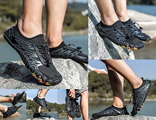 SINOES Descalzo Zapatos de Agua, Piel Agua de Secado Rápido Calzado Unisex Hombres Calcetines de Agua para Mujer Ligeros para Piscina Playa Surf Ejercicio de resbalón Yoga Escarpines SINOES Descalzo Zapatos de Agua, Piel Agua de Secado Rápido Calzado Unisex Hombres Calcetines de Agua para Mujer Ligeros para Piscina Playa Surf Ejercicio de resbalón Yoga Escarpines