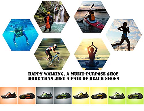 SINOES Hombres Mujeres Zapatos de Agua de Playa de Natación Unisex Secado Rápido Descalzo Calzado Calcetines para Buceo Surf Yoga Piscina