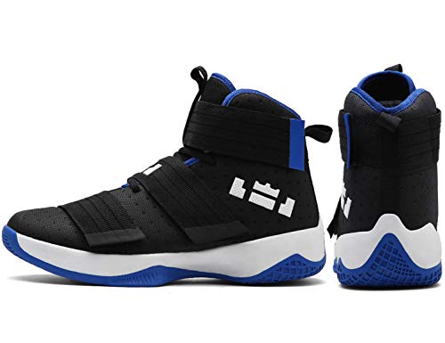 SINOES Zapatillas de Baloncesto para Hombre, Botas de Baloncesto de absorción de Choque de Rendimiento Zapatillas de Deporte Ligeras y Transpirables Al Aire Libre Suave SINOES Zapatillas de Baloncesto para Hombre, Botas de Baloncesto de absorción de Choque de Rendimiento Zapatillas de Deporte Ligeras y Transpirables Al Aire Libre Suave