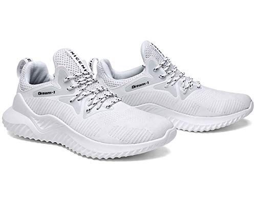 SINOES Zapatillas de Deportivos de Running para Mujer Gimnasia Ligero Malla Algodón Sneakers Zapatos Perezosos Rojo Gris Púrpura SINOES Zapatillas de Deportivos de Running para Mujer Gimnasia Ligero Malla Algodón Sneakers Zapatos Perezosos Rojo Gris Púrpura