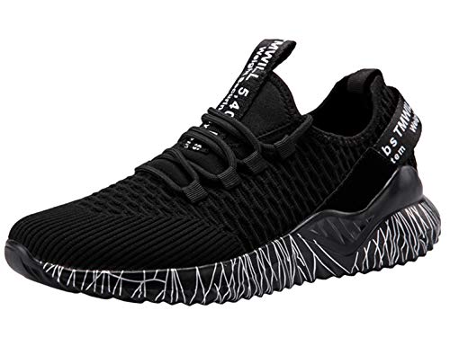 SINOES Zapatillas Running para Hombre Aire Libre y Deporte Transpirables Casual Zapatos Gimnasio Correr Sneakers Verde SINOES Zapatillas Running para Hombre Aire Libre y Deporte Transpirables Casual Zapatos Gimnasio Correr Sneakers Verde