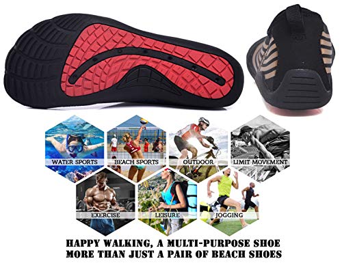 SINOES Zapatos de Agua Mujer Hombre Escarpines Transpirables Water Shoes Ligera Zapatillas de Surf Playa Natación Yoga Piscina