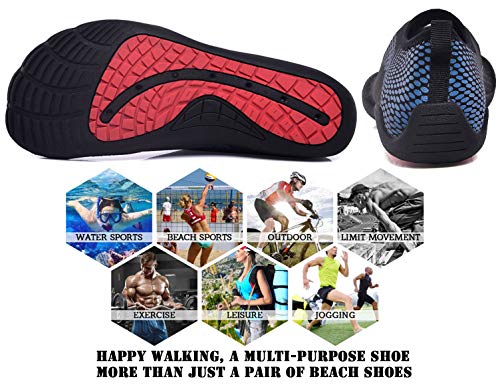 SINOES Zapatos de Agua Unisex para Buceo Snorkel Surf Piscina Playa Yoga Deportes Acuáticos