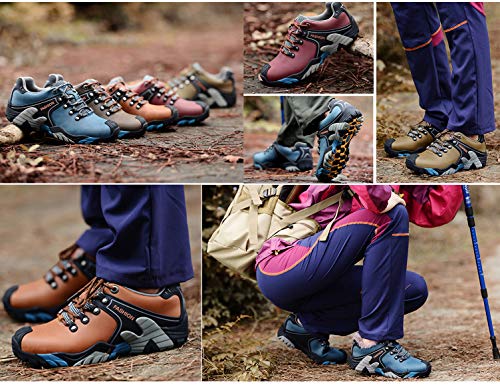 SINOES Zapatos de Senderismo Unisex Running Walking Shoe.Causal Zapatillas Respirables para Gimnasio, Senderismo, Escalada, Viaje, Uso Diario, Entrenadores Junior