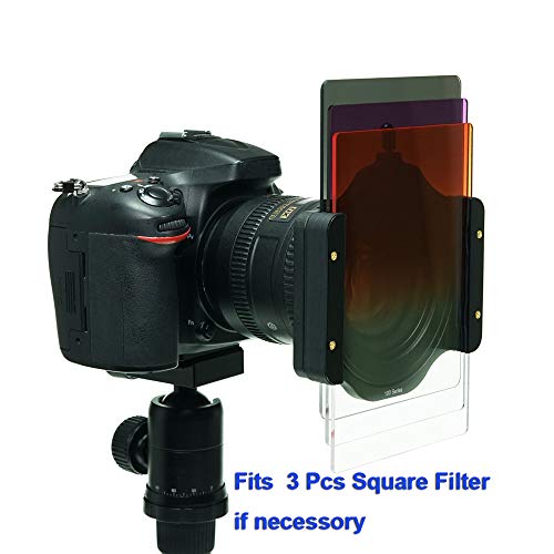 SIOTI Soporte de Filtro Modular de Metal de la Serie Square Z de 100 mm + Anillo Adaptador de Metal para Lee Hitech Singh-Ray Cokin Z Pro 4X4 4x5 4X5.65 Filtro(82mm) SIOTI Soporte de Filtro Modular de Metal de la Serie Square Z de 100 mm + Anillo Adaptador de Metal para Lee Hitech Singh-Ray Cokin Z Pro 4X4 4x5 4X5.65 Filtro(82mm)