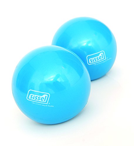 Sissel - Juego de Pelotas tonificadoras para Pilates (2 Unidades) Azul Azul Talla:450g