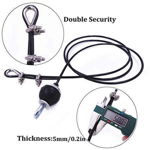 Sistema de Fijación de la Máquina de Cable Polea Bricolaje Máquina Tríceps Fuerza Brazo Desplegable Alta Tríceps Polea Ejercicio Bricolaje con Cable Alambre Accesorio Cuerda Nylon (2M / 78.7in) Sistema de Fijación de la Máquina de Cable Polea Bricolaje Máquina Tríceps Fuerza Brazo Desplegable Alta Tríceps Polea Ejercicio Bricolaje con Cable Alambre Accesorio Cuerda Nylon (2M / 78.7in)