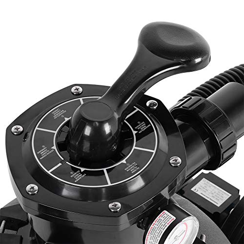 Sistema de filtro de arena para estanque y piscina, bomba y filtro para la filtración, sistema de bomba de agua de circulación, filtro de arena de gran volumen 4,32 m3/h (EU Plug) Sistema de filtro de arena para estanque y piscina, bomba y filtro para la filtración, sistema de bomba de agua de circulación, filtro de arena de gran volumen 4,32 m3/h (EU Plug)