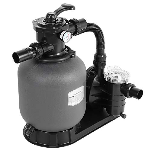 Sistema de filtro de arena para estanque y piscina, bomba y filtro para la filtración, sistema de bomba de agua de circulación, filtro de arena de gran volumen 4,32 m3/h (EU Plug) Sistema de filtro de arena para estanque y piscina, bomba y filtro para la filtración, sistema de bomba de agua de circulación, filtro de arena de gran volumen 4,32 m3/h (EU Plug)
