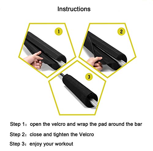 SIVENKE Almohadilla para el cuello para barra de pesas, almohadilla protectora para el gimnasio, para mancuernas, sentadillas, levantamiento de pesas, levantamiento de pesas SIVENKE Almohadilla para el cuello para barra de pesas, almohadilla protectora para el gimnasio, para mancuernas, sentadillas, levantamiento de pesas, levantamiento de pesas