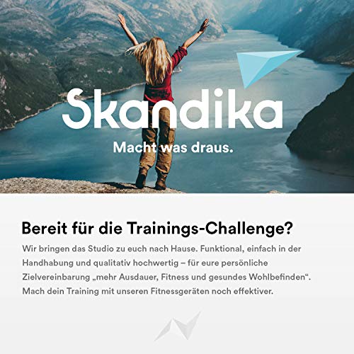 skandika Adrett - Bicicleta elíptica - Bluetooth - App - Pulsómetro - 32 Niveles de Resistencia - 12 kg Masa Volante (Negro/Gris) skandika Adrett - Bicicleta elíptica - Bluetooth - App - Pulsómetro - 32 Niveles de Resistencia - 12 kg Masa Volante (Negro/Gris)