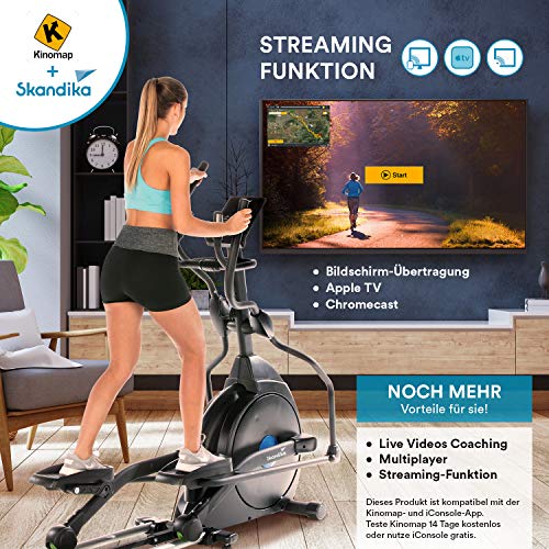 skandika Cardiocross Carbon Champ Cross Trainer, Unisex Adulto, Negro, Large skandika Cardiocross Carbon Champ Cross Trainer, Unisex Adulto, Negro, Large