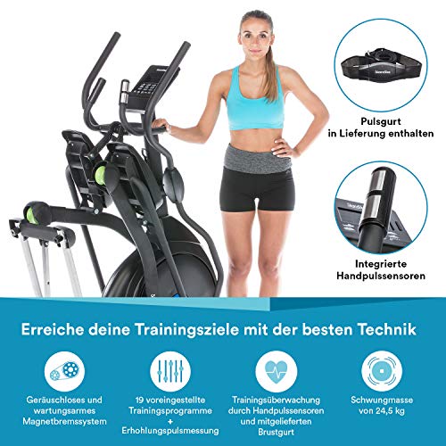 skandika Cardiocross Carbon Champ Cross Trainer, Unisex Adulto, Negro, Large skandika Cardiocross Carbon Champ Cross Trainer, Unisex Adulto, Negro, Large