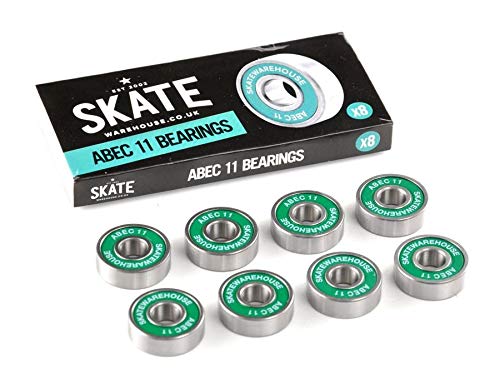 Skatewarehouse - Rodamientos para skateboard, ABEC 11