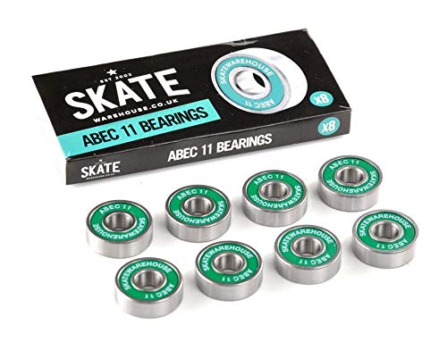 Skatewarehouse - Rodamientos para skateboard, ABEC 11 Skatewarehouse - Rodamientos para skateboard, ABEC 11