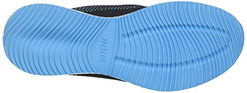 Skechers 31360, Zapatillas sin Cordones Mujer, Negro (Black/Turquoise), 37 EU