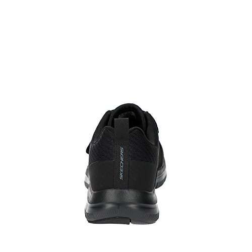 Skechers 52183, Zapatillas con Velcro Hombre, Negro, 41 EU