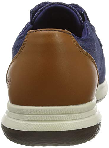 Skechers DARLOW REMEGO', Zapatillas Hombre, Tela Vaquera Azul, 40 EU