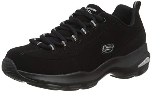 Skechers D'Lite Ultra-Reverie, Entrenadores Mujer, Negro (BBK Black Trubuck/Silver Trim #L), 40 EU Skechers D'Lite Ultra-Reverie, Entrenadores Mujer, Negro (BBK Black Trubuck/Silver Trim #L), 40 EU