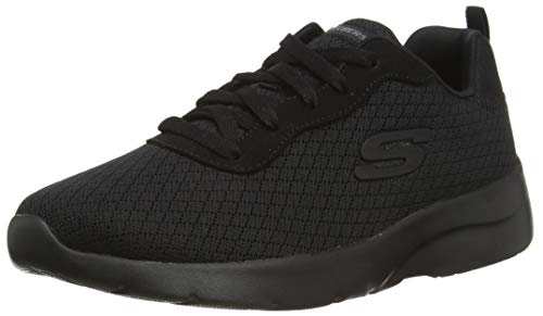 Skechers Dynamight 2.0 To Eye, Zapatillas Deportivas Mujer, Negro (BBK Black Mesh/Durabuck/Trim), 39 EU