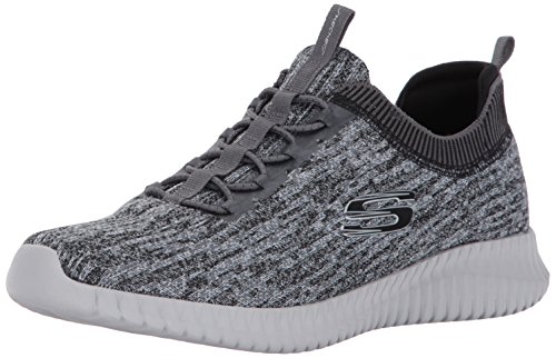 Skechers Elite Flex-Hartnell, Zapatillas Hombre, Multicolor (GYBK Black Mesh/Trim), 41 EU