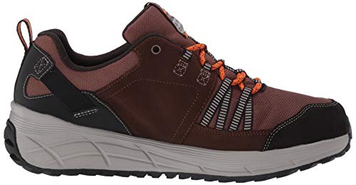 Skechers Equalizer 4.0 TRX, Zapatillas Hombre, Marrón (Brown Leather/Mesh/Synthetic/Black Trim BR B), 44 EU