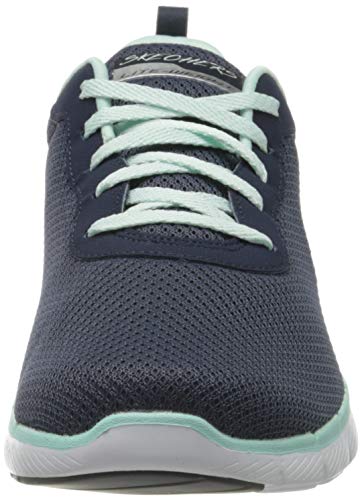 Skechers Flex Appeal 3.0-First Insight, Zapatillas Mujer, Azul (NVAQ Black Mesh/Trim), 37 EU Skechers Flex Appeal 3.0-First Insight, Zapatillas Mujer, Azul (NVAQ Black Mesh/Trim), 37 EU