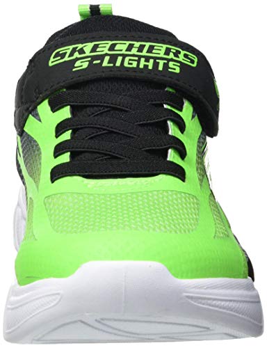 Skechers Flex-Glow DEZLOM, Zapatillas Niños, Verde Lima, 28 EU