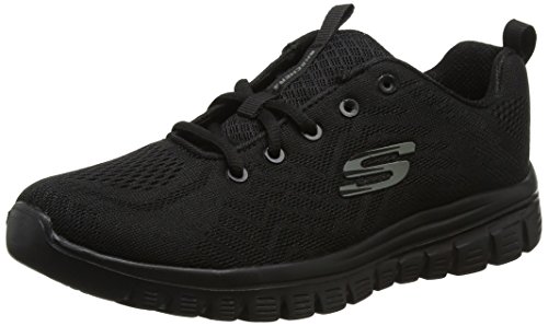 Skechers Graceful-Get Connected, Zapatillas, Negro (BBK Black Mesh/Trim), 36 EU Skechers Graceful-Get Connected, Zapatillas, Negro (BBK Black Mesh/Trim), 36 EU