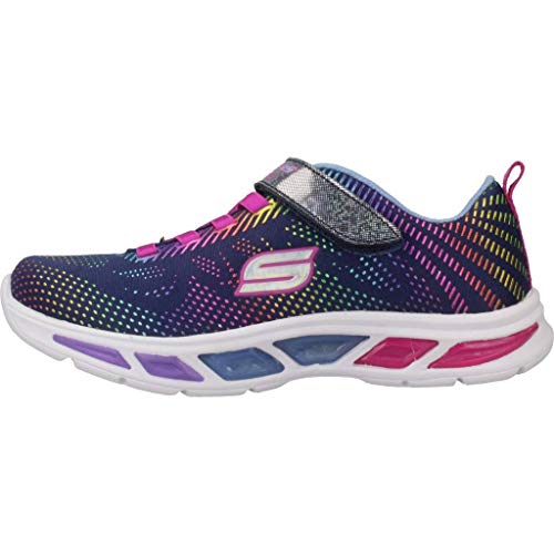 Skechers Litebeams-Gleam N'dream, Zapatillas Niñas, Azul (Navy/Multi Nvmt), 35 EU Skechers Litebeams-Gleam N'dream, Zapatillas Niñas, Azul (Navy/Multi Nvmt), 35 EU