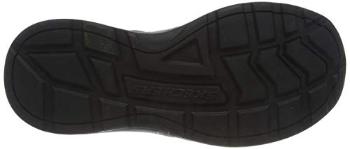 Skechers Melbo-Journeyman 2, Sandalias de Gladiador Hombre, Negro (BBK Black Leather/Mesh/Trim), 44 EU Skechers Melbo-Journeyman 2, Sandalias de Gladiador Hombre, Negro (BBK Black Leather/Mesh/Trim), 44 EU