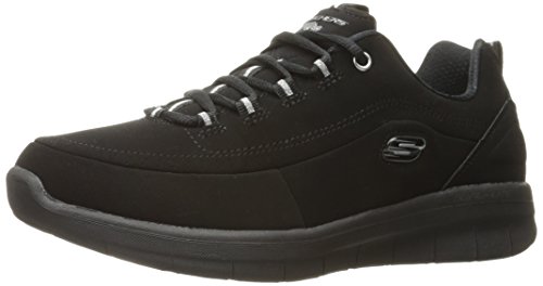 Skechers Mujer Negro Synergy 2.0 Side Step Trainer-UK 3